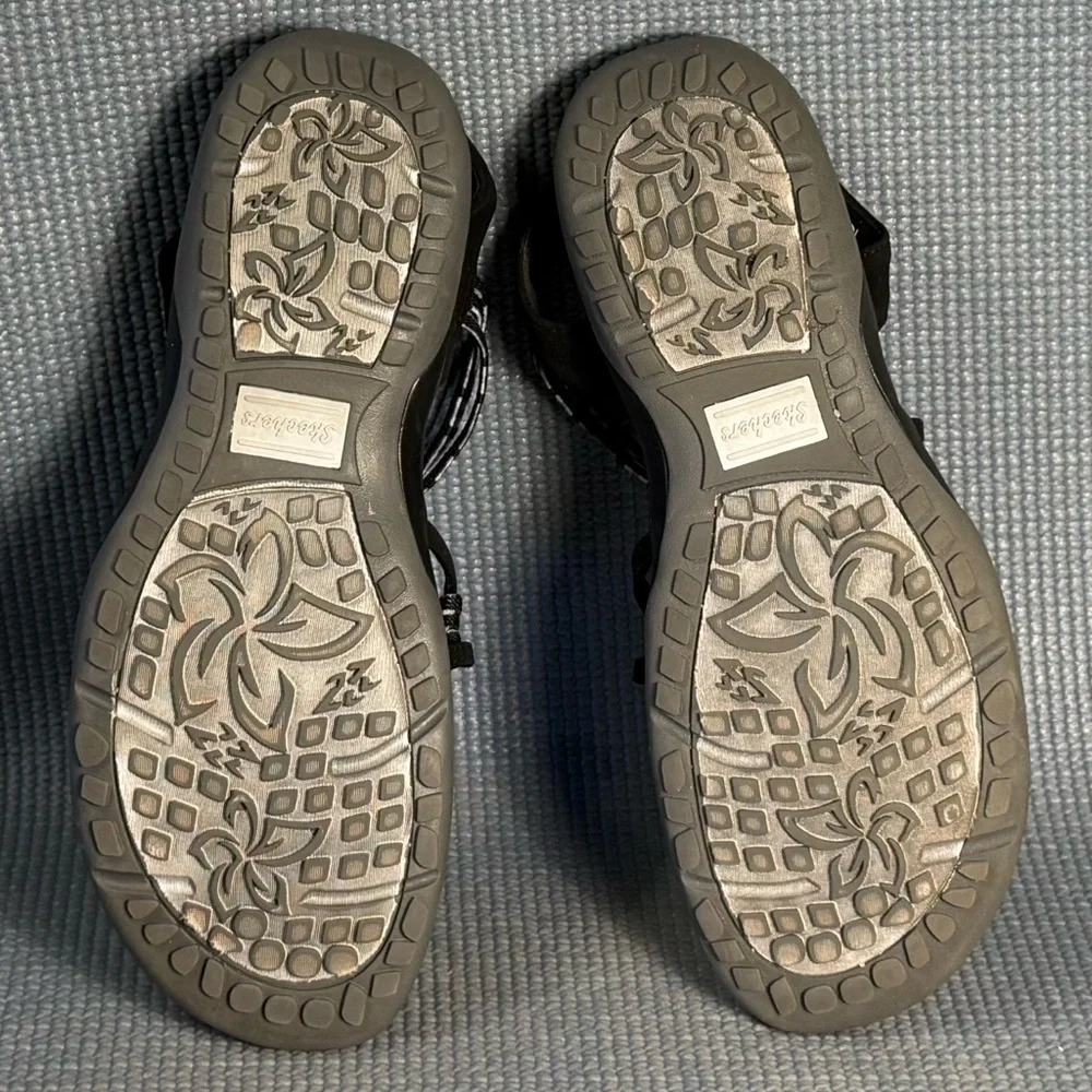 Skechers Women's Reggae Slim Stretch‎ Appeal Slingback Sandals Size 10